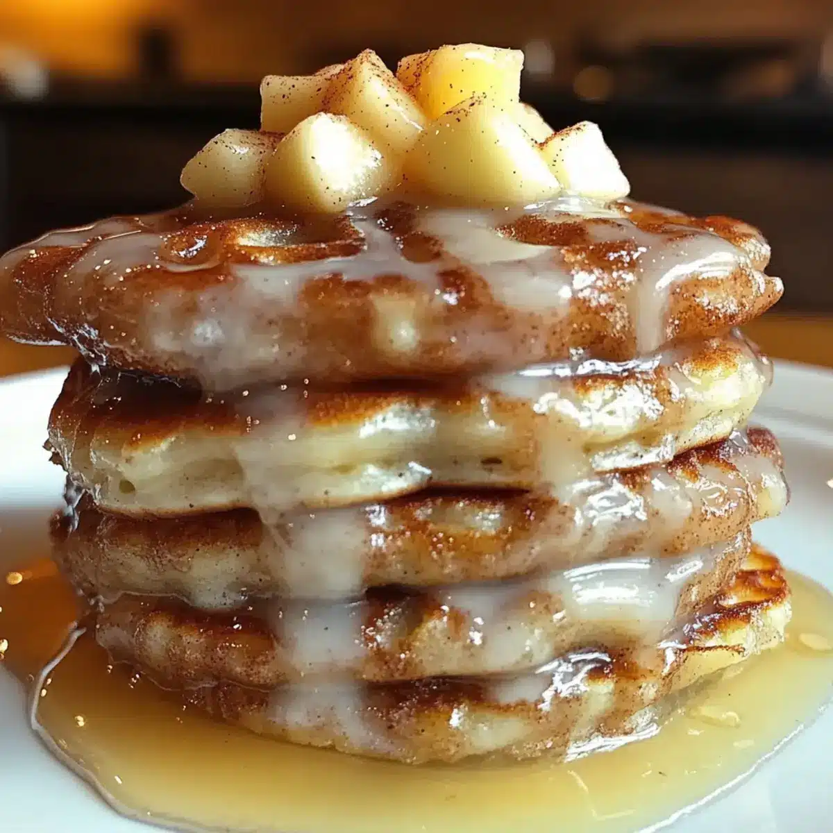 Apple Fritter Pancakes