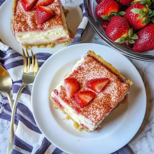 Strawberry Rhubarb Pudding Dessert