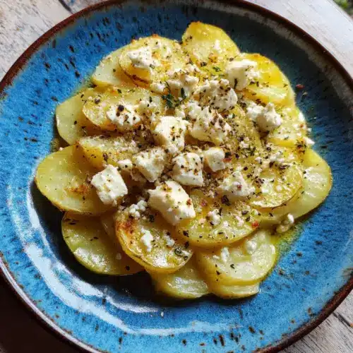 Mediterranean Scalloped Potatoes with Feta Cheese