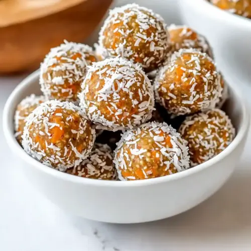 No-Bake Easter Carrot Cake Energy Balls