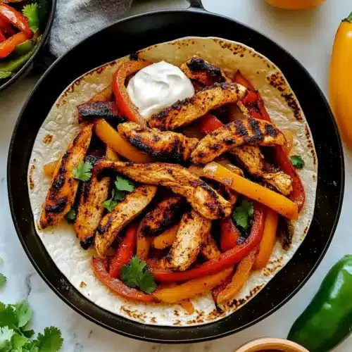 Blackstone Chicken Fajitas