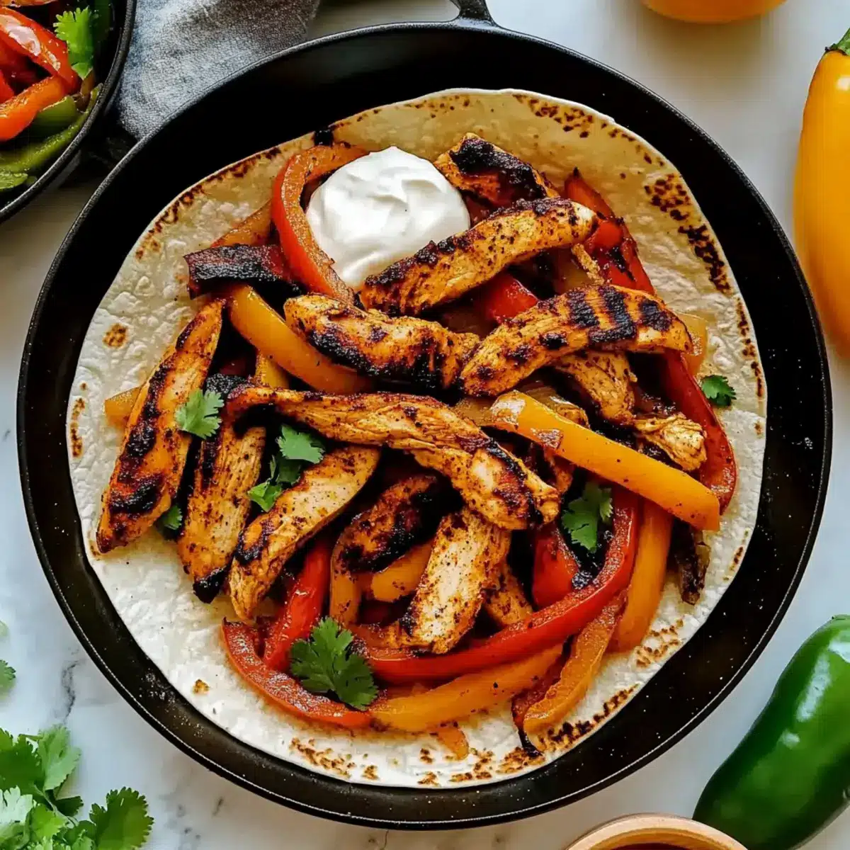 Blackstone Chicken Fajitas