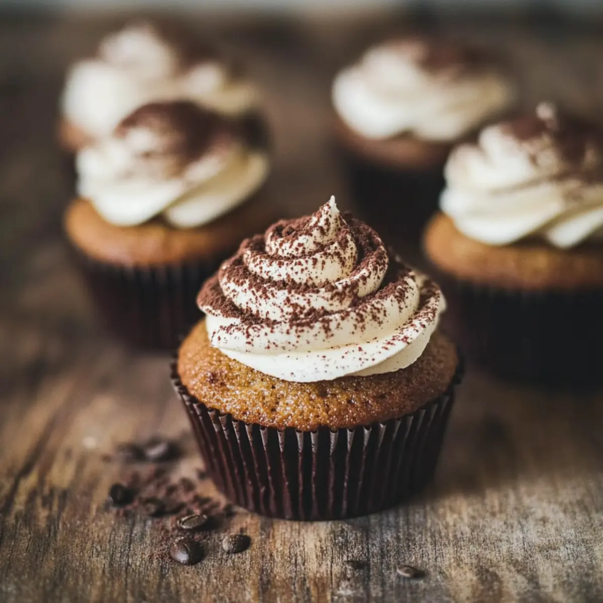 Mother's Day Tiramisu Cupcakes