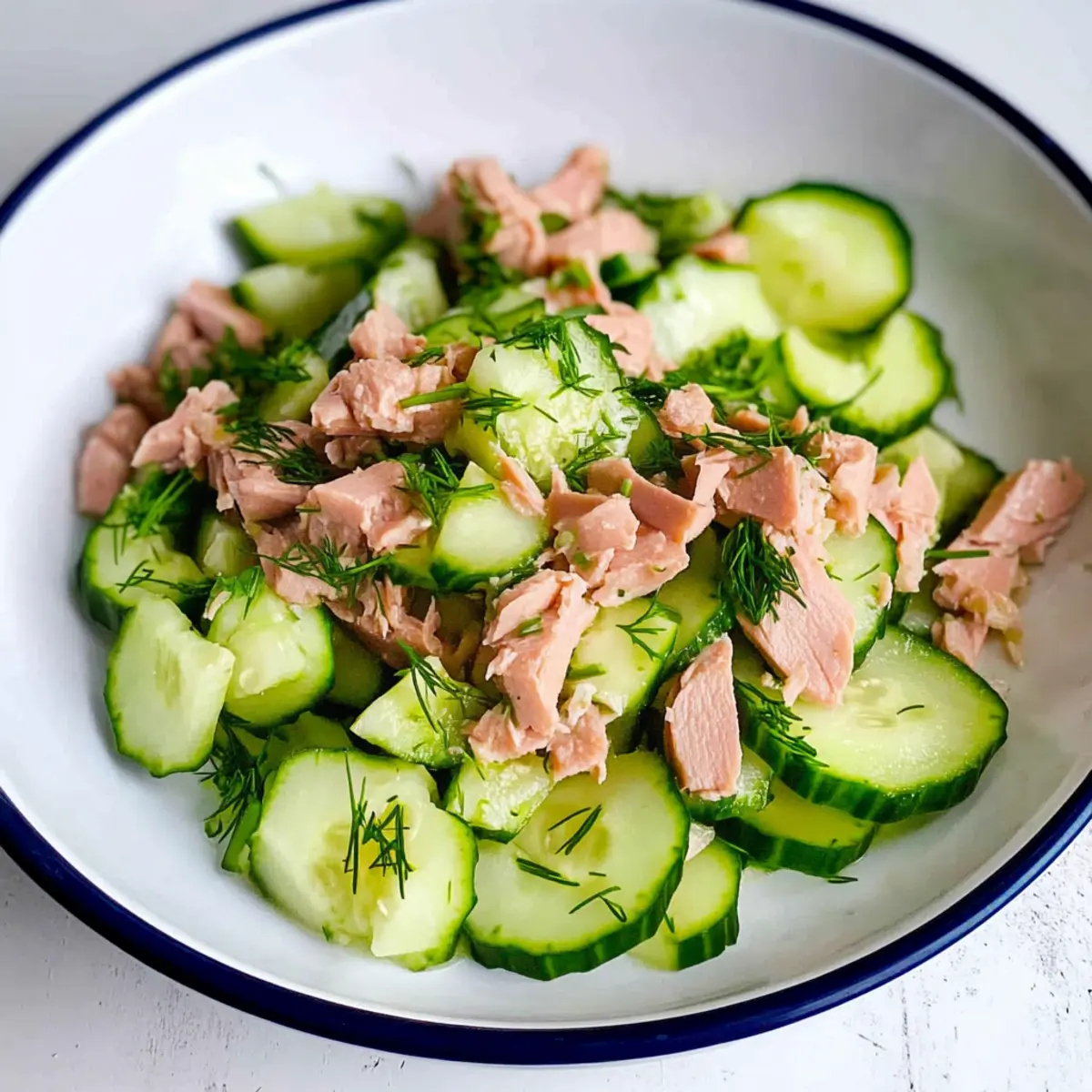 Tuna Cucumber Salad