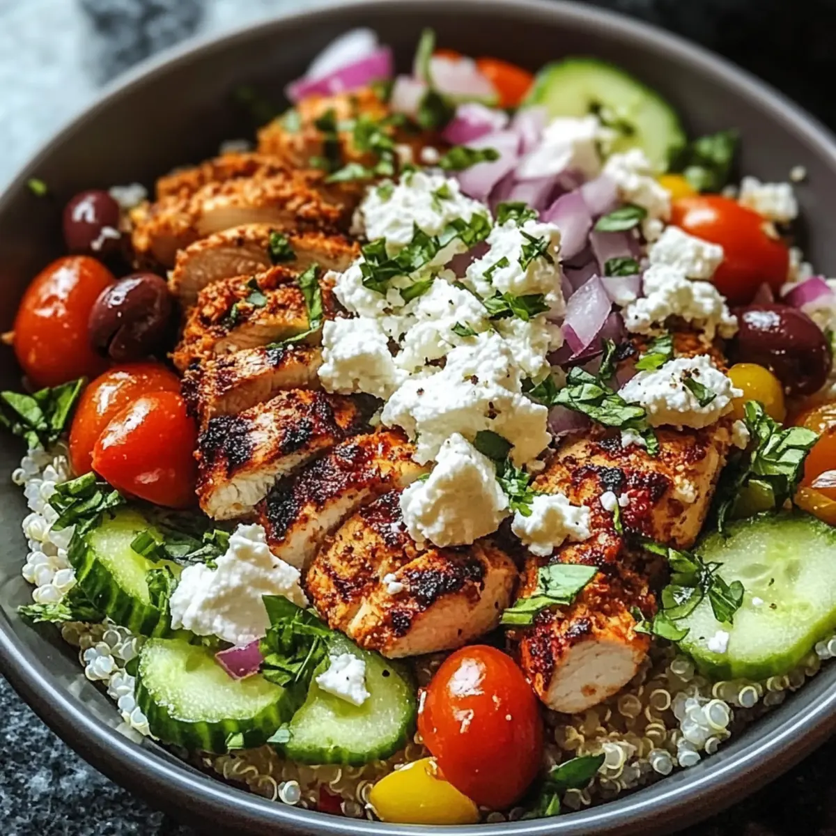 Mediterranean Chicken Bowl