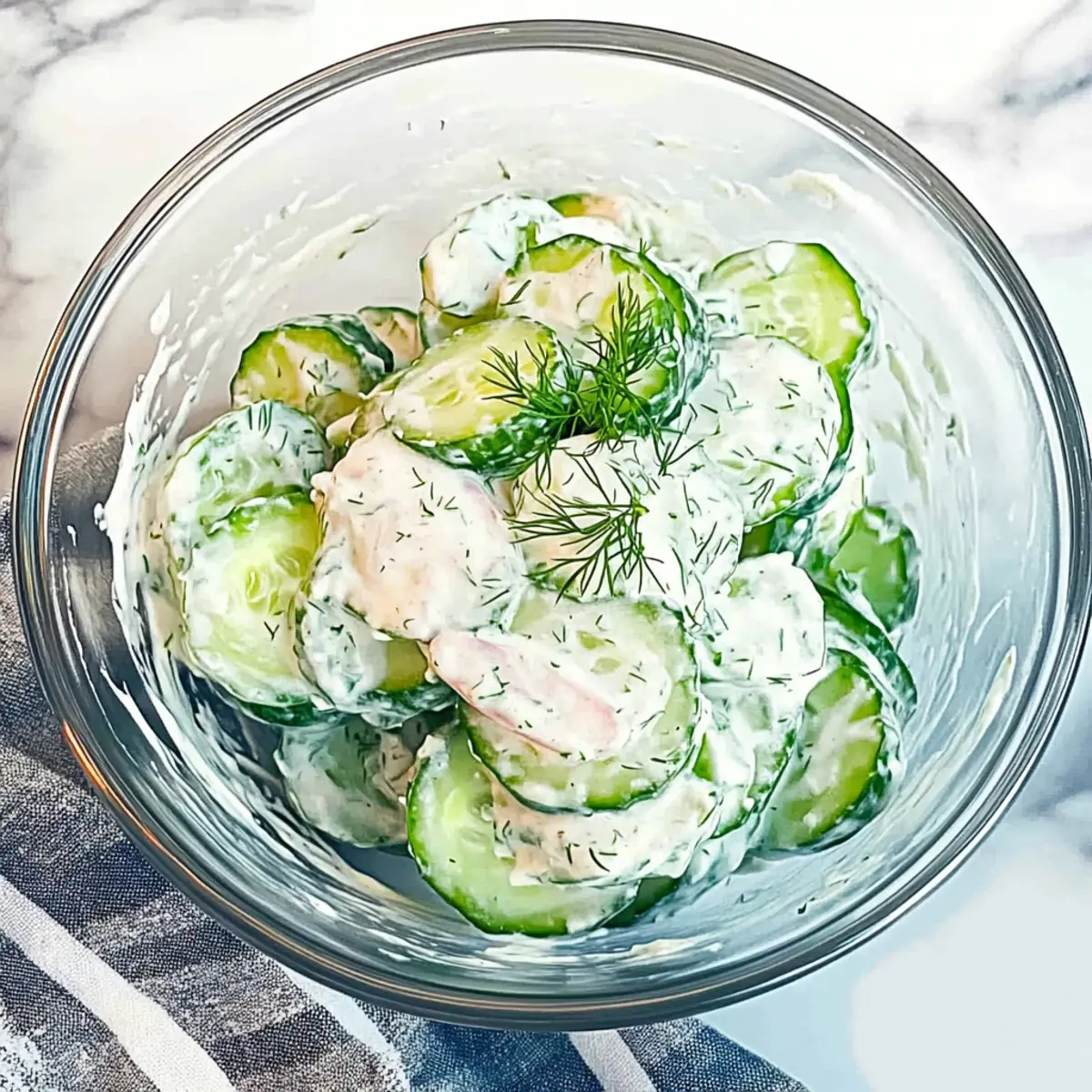 Creamy Cucumber Salad