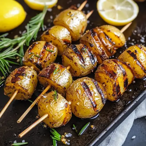 Skewered Grilled Potatoes