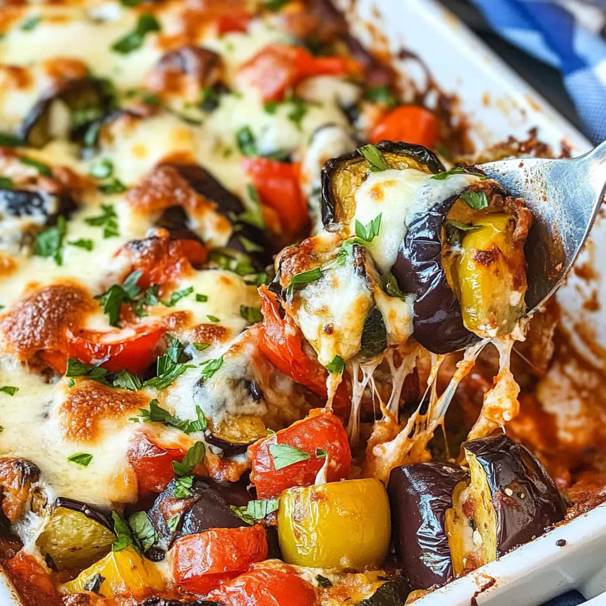 Mediterranean Roasted Vegetable Casserole