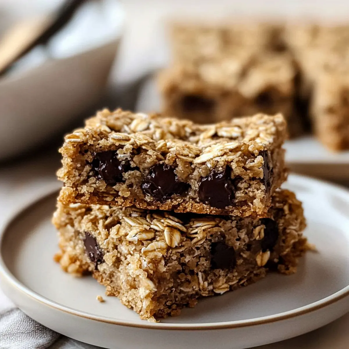 Oatmeal Chocolate Chip Bars