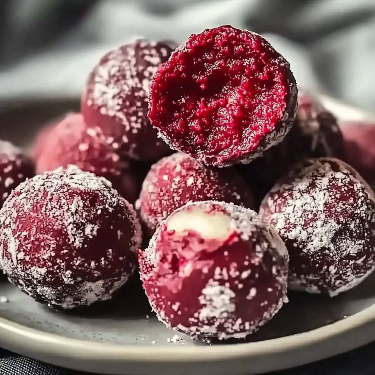 Decadent Raspberry Truffles