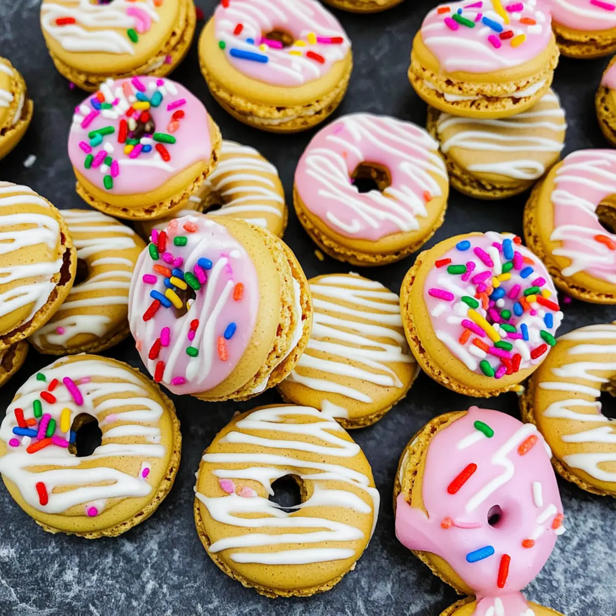 Donut Macarons