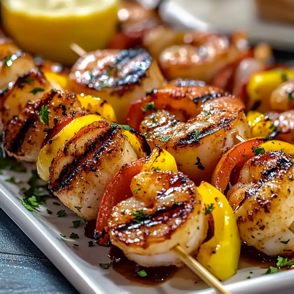 Grilled Seafood Skewers