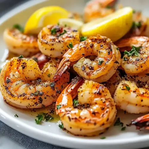 Spicy Oven Grilled Shrimp