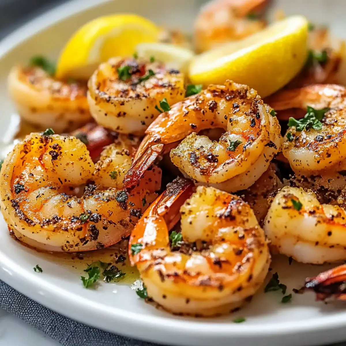 Spicy Oven Grilled Shrimp