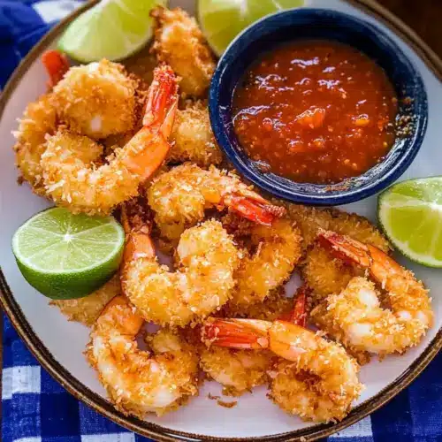 Coconut Shrimp with the Best Sauce