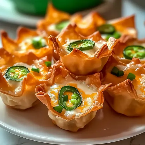 Jalapeno Popper Wonton Cups