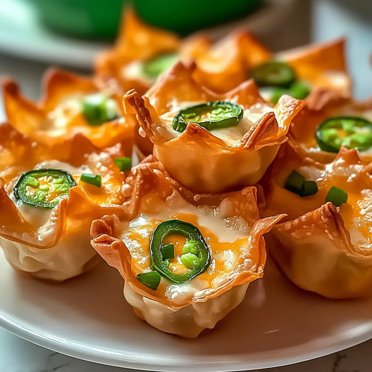 Jalapeno Popper Wonton Cups