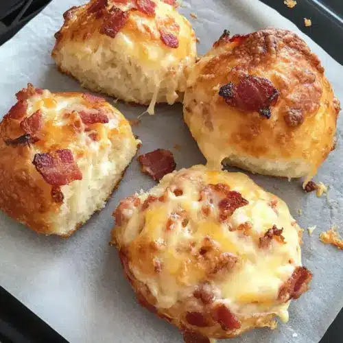 4 Ingredient Cheese and Bacon Rolls