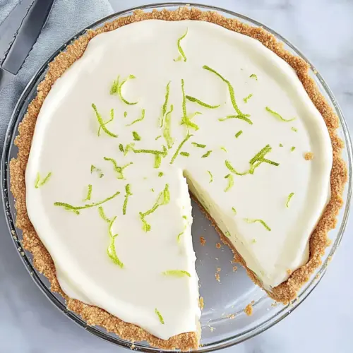 No Bake Frozen Limeade Pie