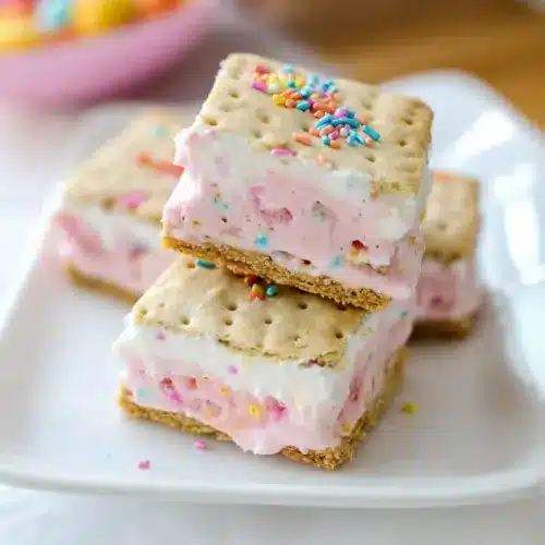 Frozen Pink Lemonade Sandwiches