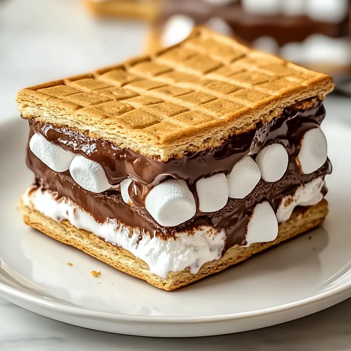 Frozen S’mores Ice Cream Sandwiches