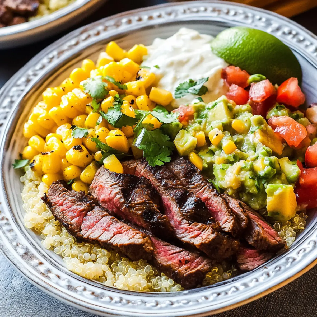 Grilled Steak Burrito Bowls
