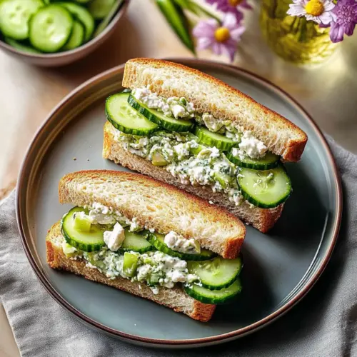 Cucumber Salad Sandwiches