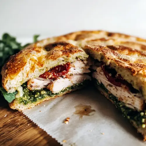 Trader Joe’s Sun-Dried Tomato Focaccia Turkey Sandwich
