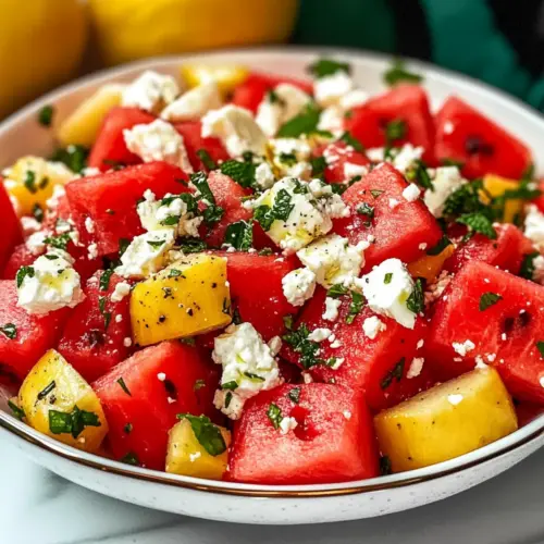 picnic idea Watermelon Feta Salad