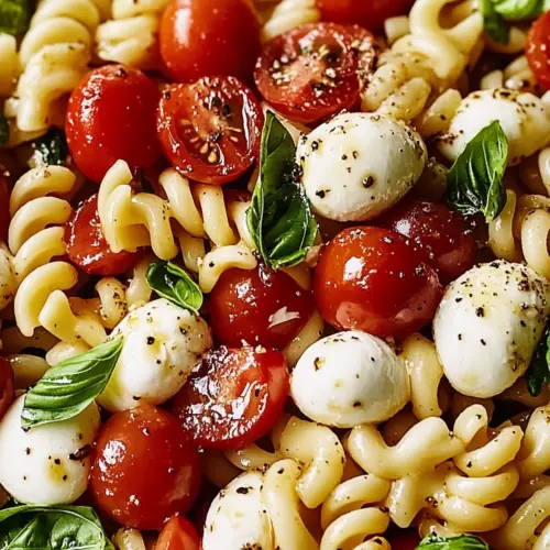 picnic idea Caprese Pasta Salad