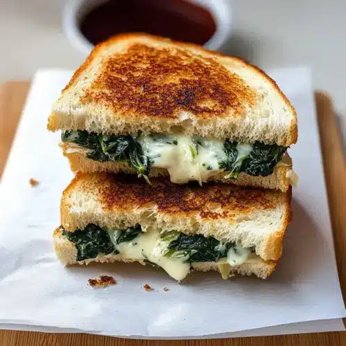 Spinach Artichoke Grilled Cheese