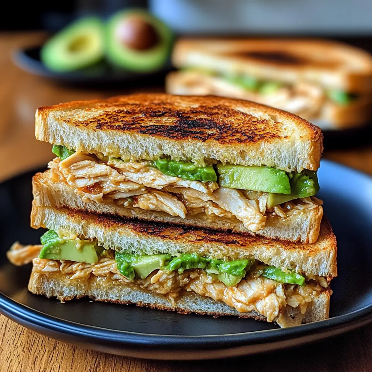 Chicken Avocado Melt Sandwich