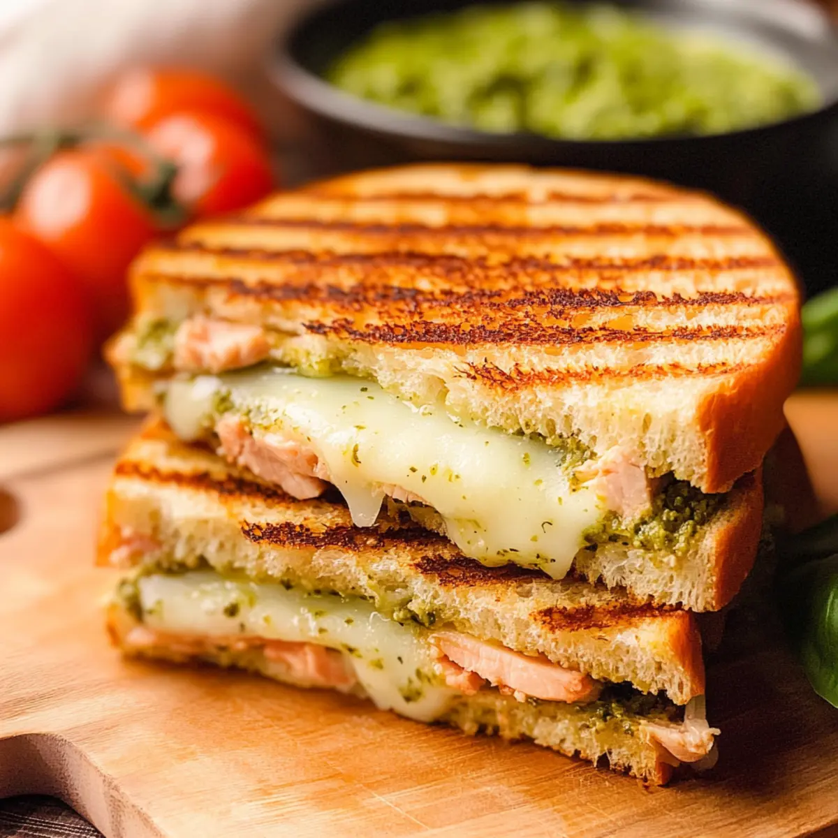 Turkey Basil Pesto Panini