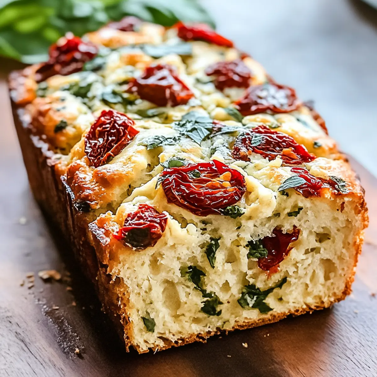 Caprese Quick Bread