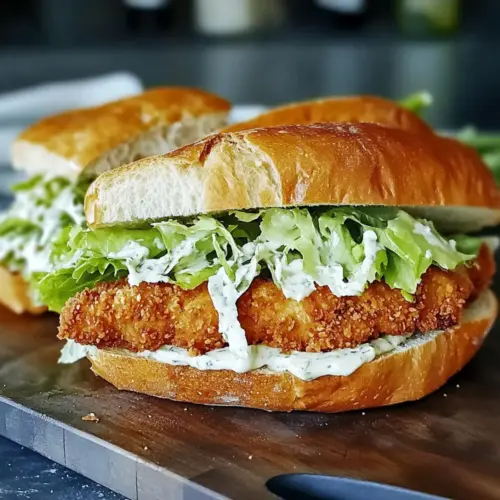 Crispy Chicken Caesar Sandwich