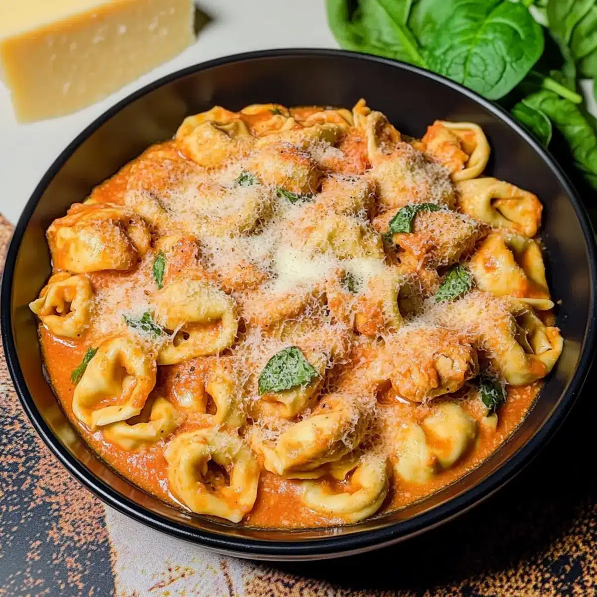 CrockPot Chicken Tortellini