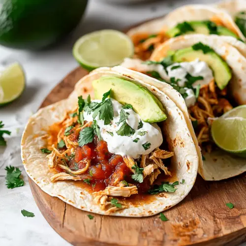 Crockpot Chicken Tacos