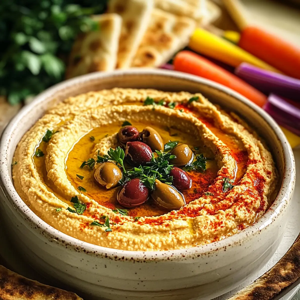 Creamy Mediterranean Hummus