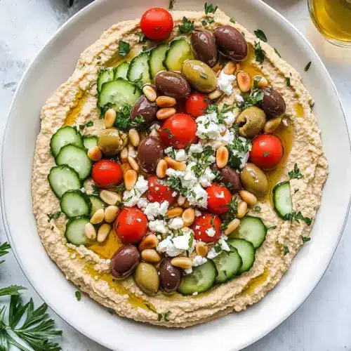 Loaded Greek Hummus