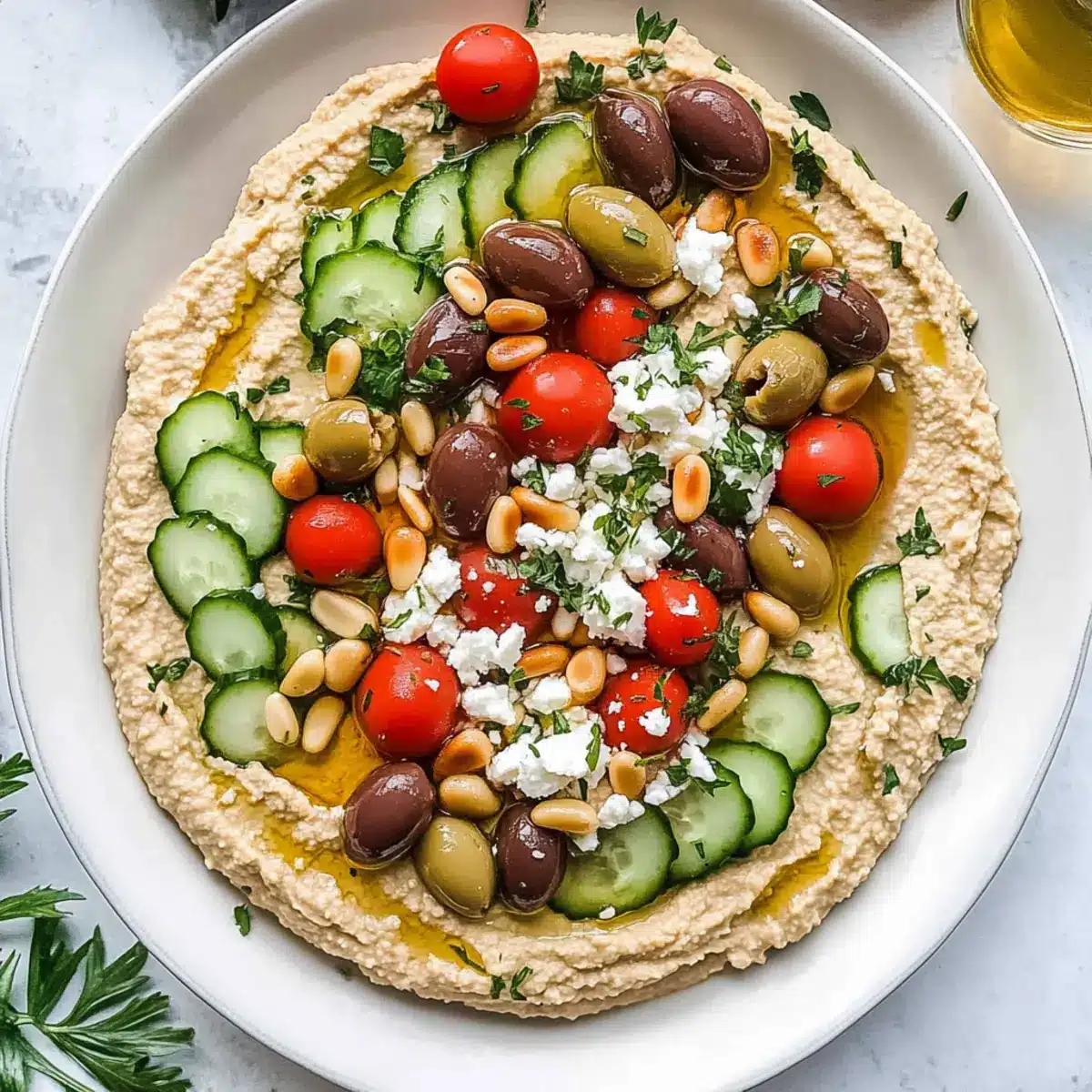 Loaded Greek Hummus