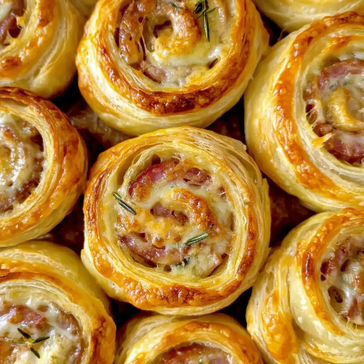 Cheesy French Pinwheels