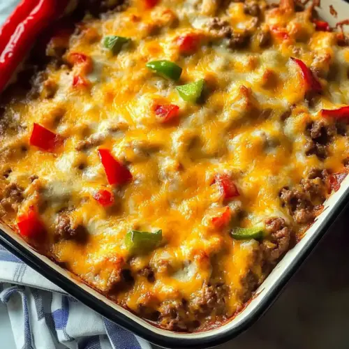 Hamburger Fajita Casserole
