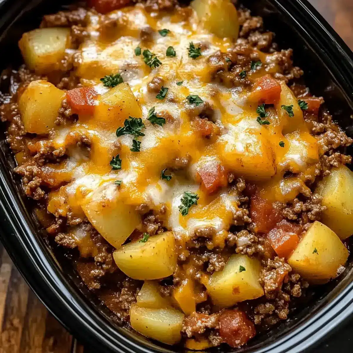 Slow Cooker Cowboy Casserole