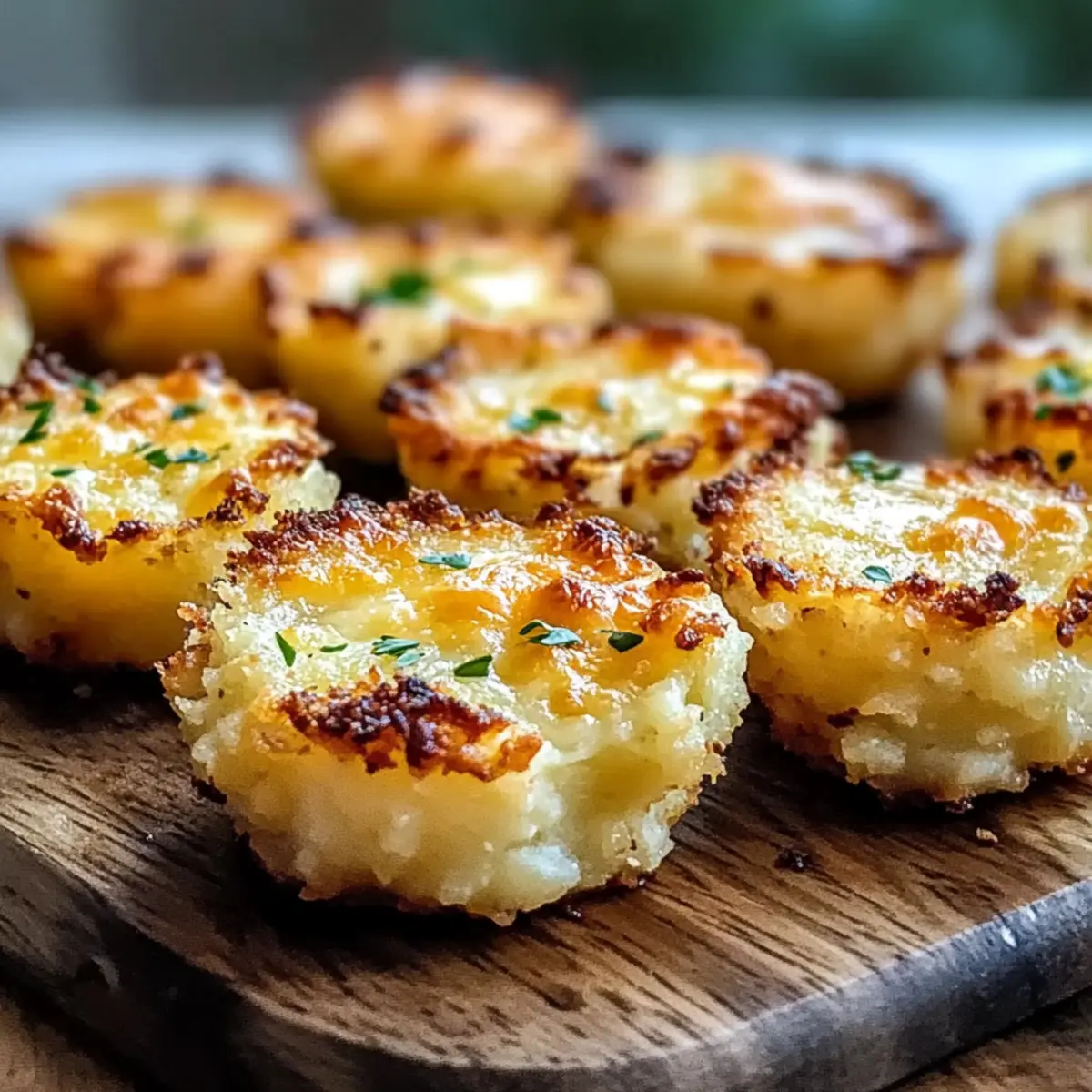 Cheesy Mashed Potato Bites