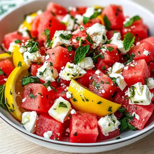 Watermelon Feta Salad for Picnic