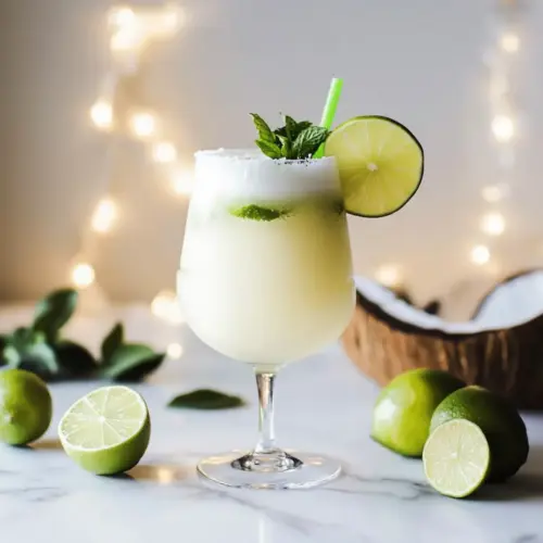 Lime Coconut Mocktail