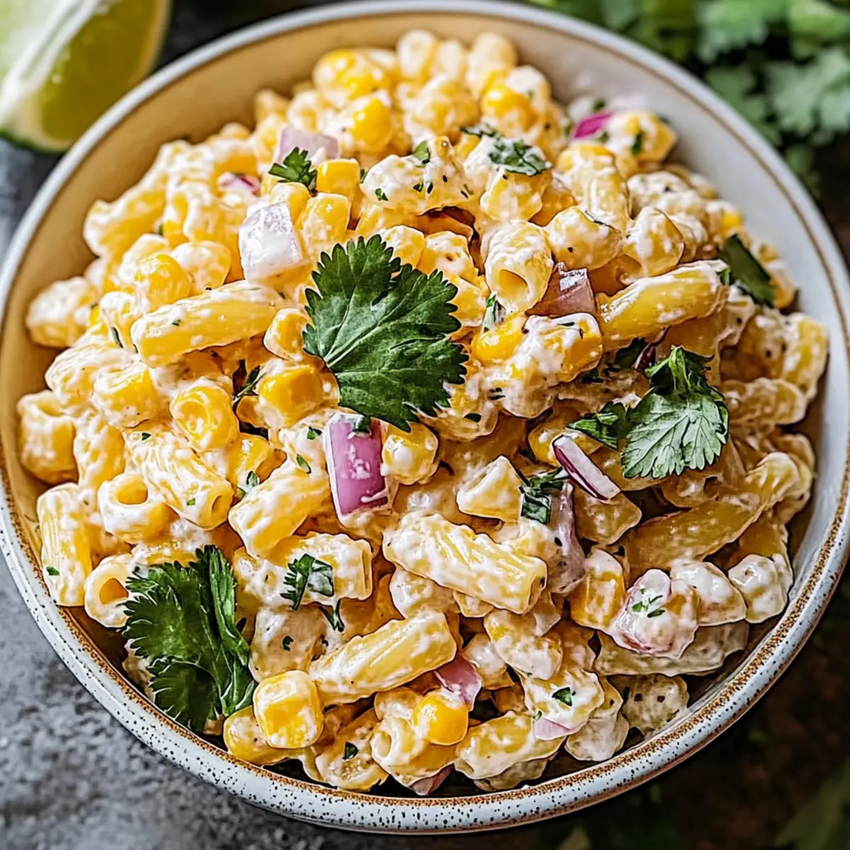 Mexican Street Corn Pasta Salad