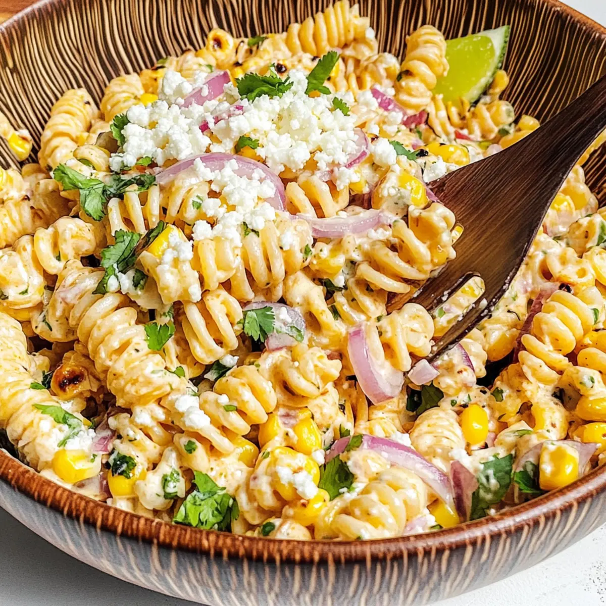 Mexican Street Corn Pasta Salad