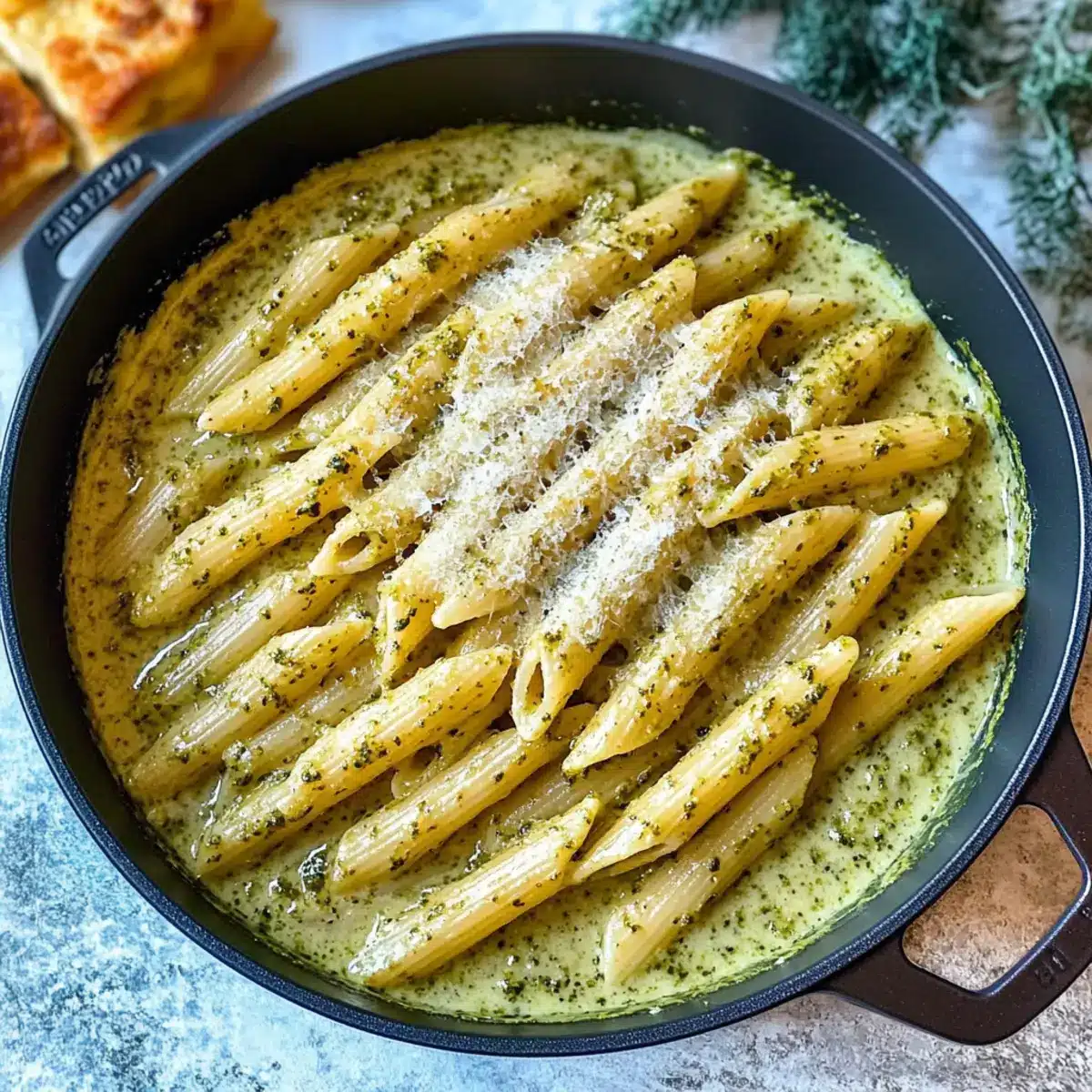 Creamy Pesto Sauce Pasta