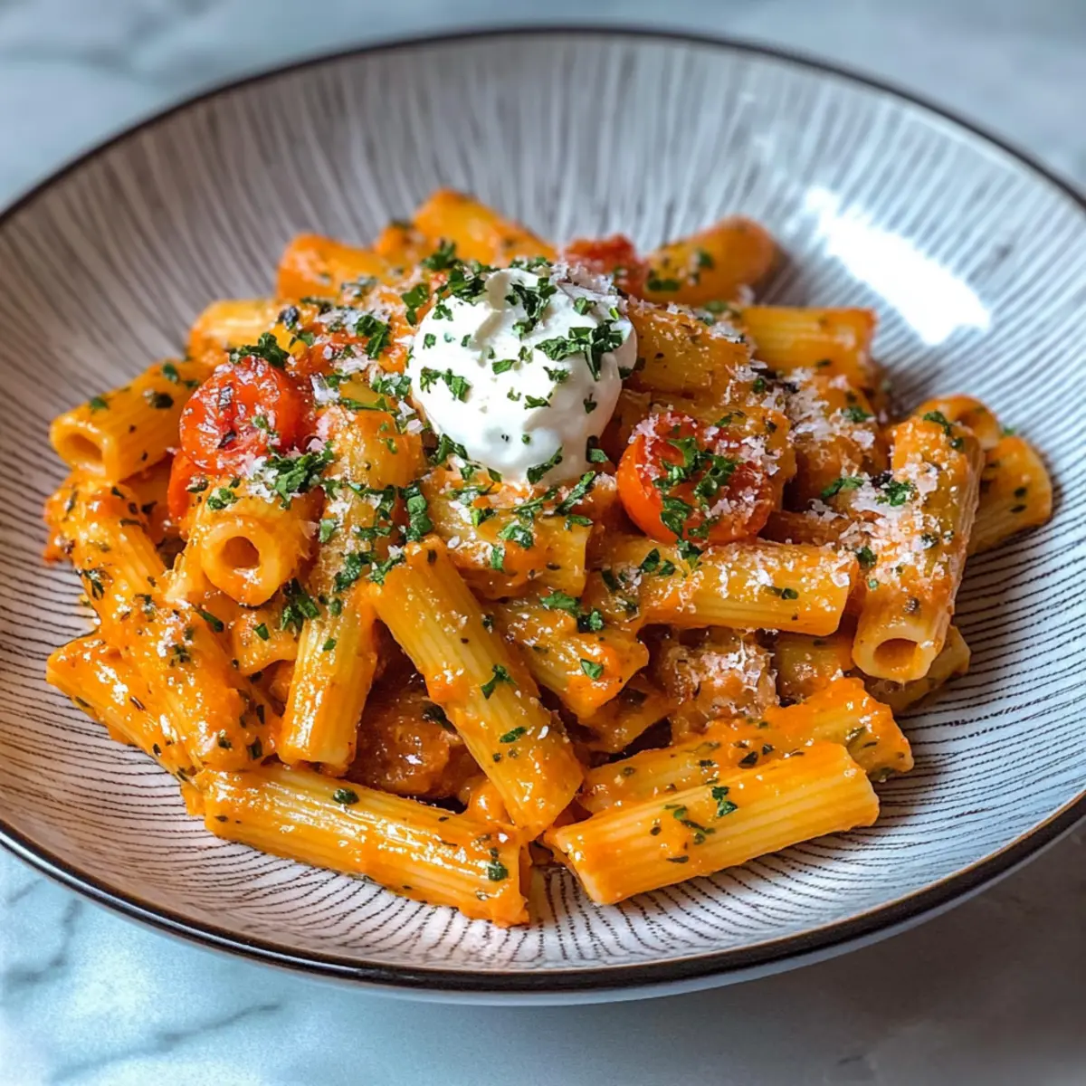 Tomato Garlic Pasta
